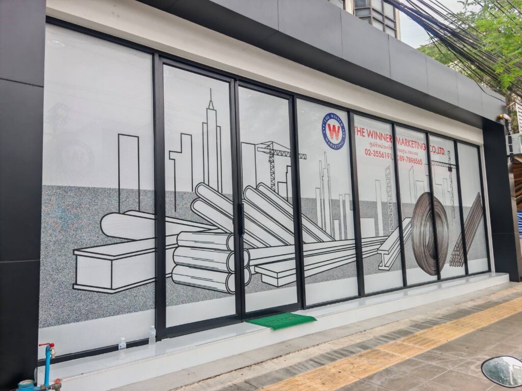 สติ๊กเกอร์ติดกระจกซีทรู